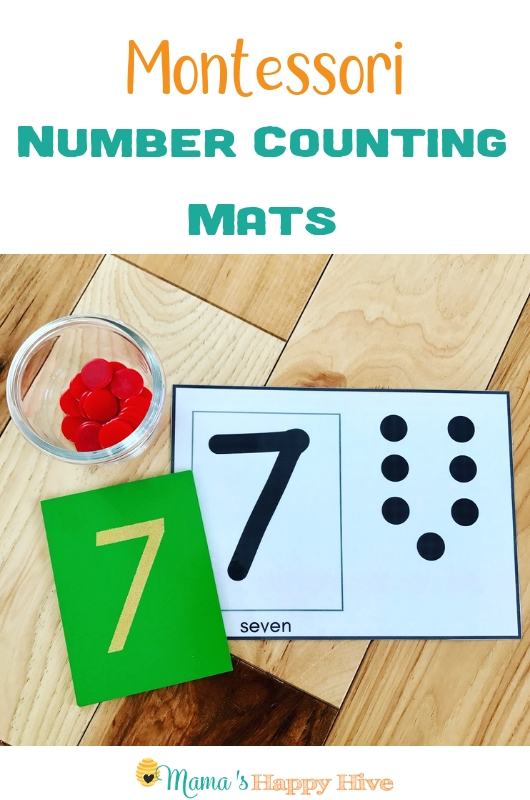 Montessori Counting Activities για παιδιά από 2 ετών και άνω!  Μέτρηση με τη χρήση αριθμών και μετρητών γυαλόχαρτου, ανίχνευσης εργασίας, στάμπα και αισθητηριακό παιχνίδι.  - www.mamashappyhive.com